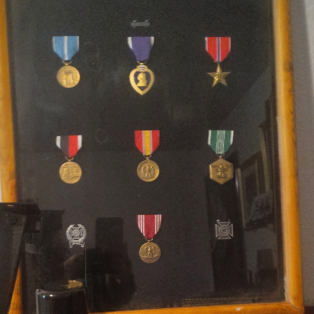 Military Medal Display Case